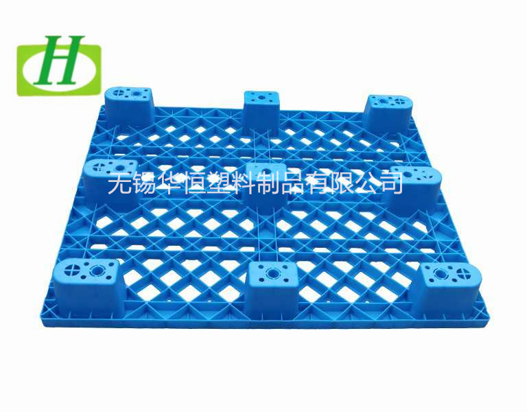 1008網(wǎng)格九腳塑料托盤叉車  