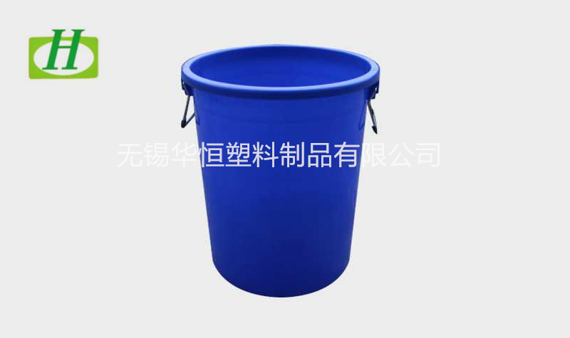 60L塑料鐵柄桶  